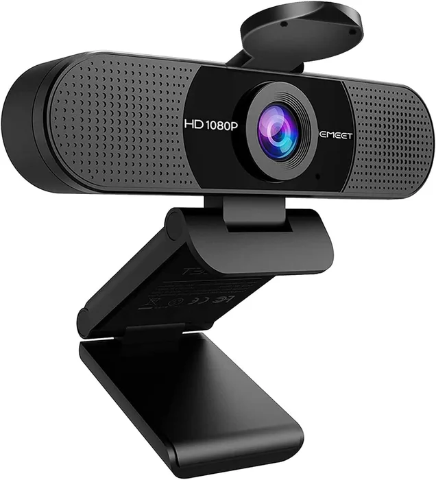EMEET C960 Webcam 1080p Doppio Microfono Plug Play 90 Streaming