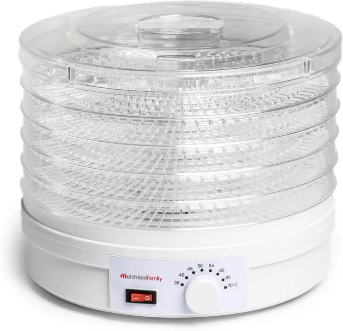 Melchioni Family Babele Essiccatore Elettrico 5 Ripiani 250W Removibili