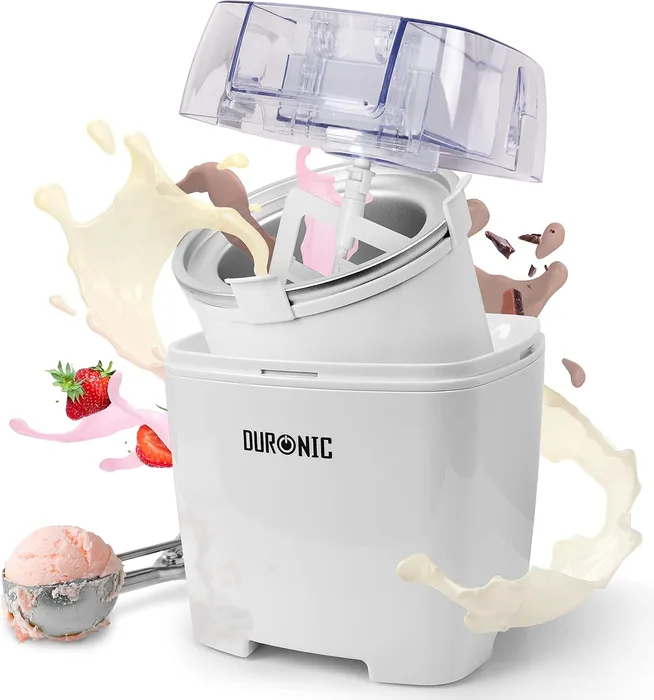 Duronic IM540 Gelatiera Ad Accumulo 1.5L Ciotola Inclusa Frozen Yogurt
