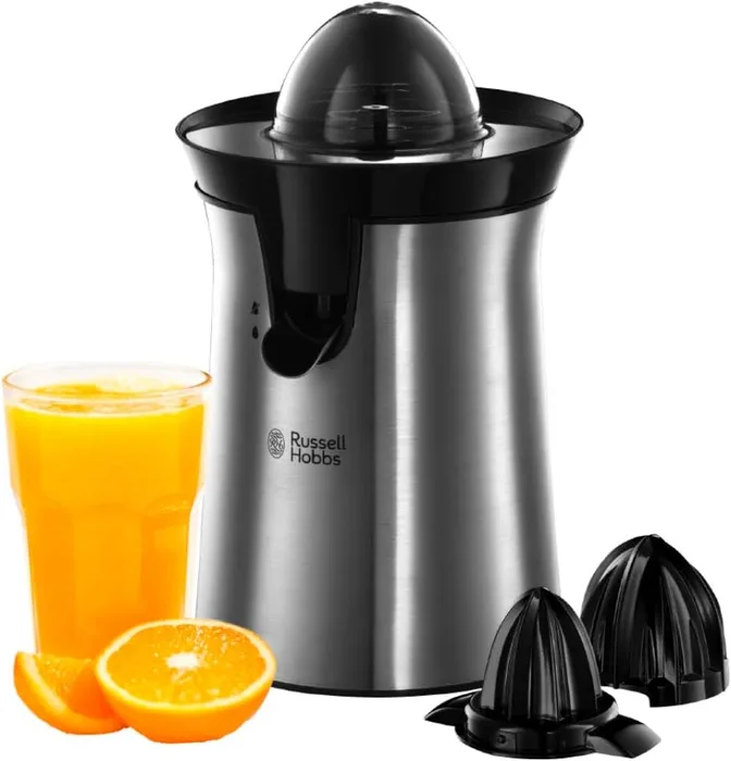 Russell Hobbs Spremiagrumi Elettrico 60W Bicchiere Grande+Piccolo Senza BPA