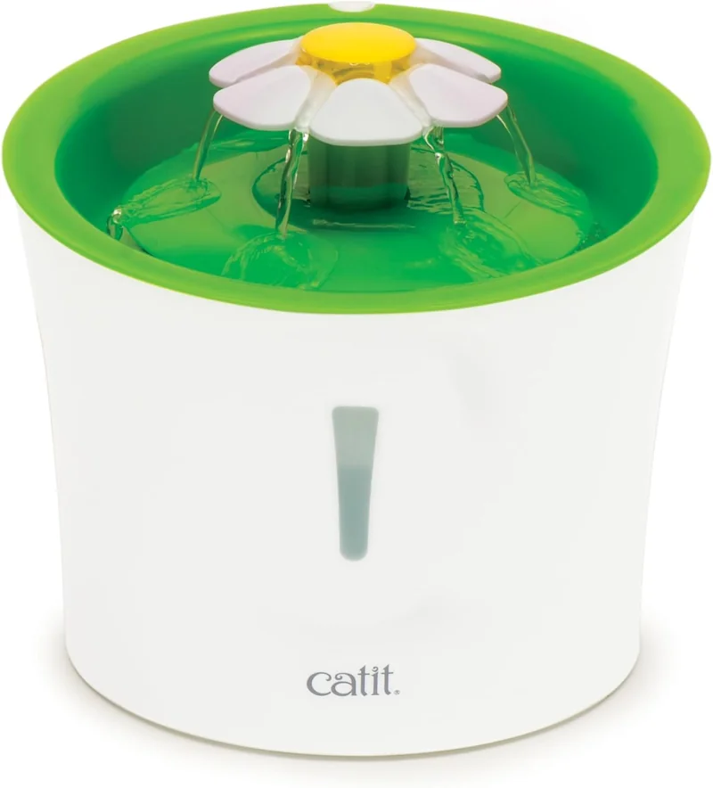 Catit Flower Fountain Fontanella Gatti 3L Bianco Verde