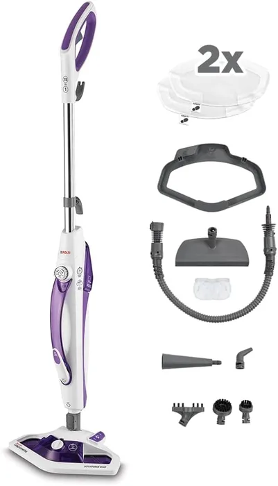 Polti Vaporetto SV440 Double Scopa Vapore 2 in 1 Pulitore Portatile 1500W