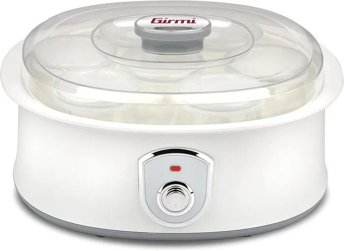 Girmi YG03 Yogurtiera 7 Vasetti Vetro 180ml Temperatura 42-50°C
