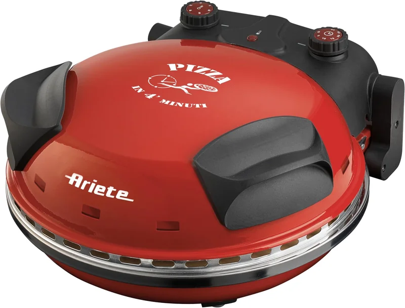 Ariete 909 Forno Pizza 4 Minuti 5 Livelli Cottura Piastra Refrattaria Pala Legno