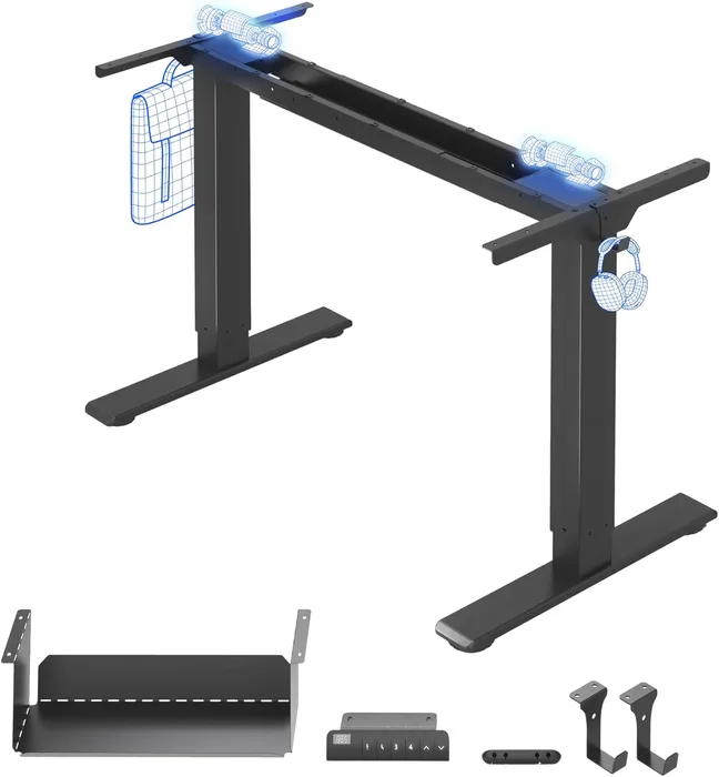 FLEXISPOT E1 PRO Scrivania Doppio Motore Memoria Automatica Brand Top