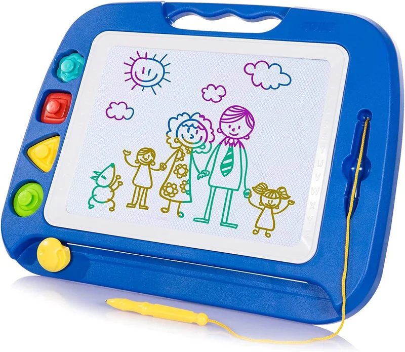 SGILE Grande Lavagna Magnetica Bambini 2 3 4 Anni Tavola Disegno Cancellabile Educativa