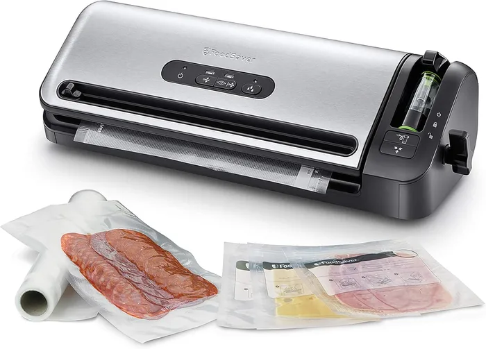 FoodSaver FFS017X Macchina Sottovuoto Secchi Umidi Portarotolo Taglierina