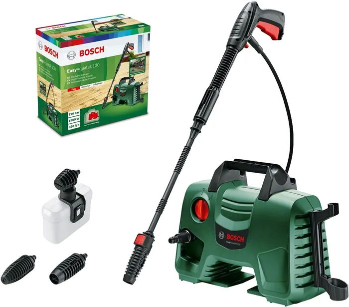 Bosch UniversalAquatak 130 Idropulitrice 3 Ugelli Filtro Trasparente