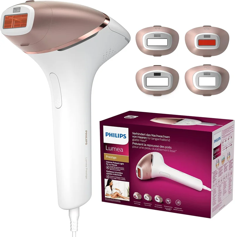 Philips Lumea IPL Series 8000 SenseIQ 4 Accessori Viso Corpo Zone Precisione Rifinitore Penna Satin