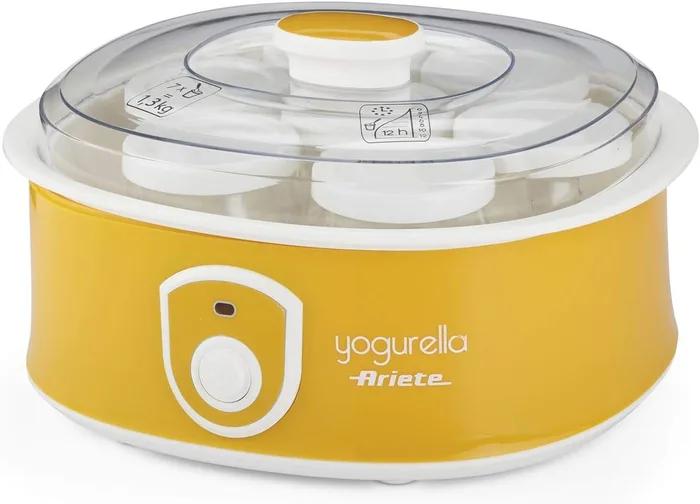 Ariete 617 Yogurella Yogurtiera 7 Vasetti Vetro 1.3kg Italiana