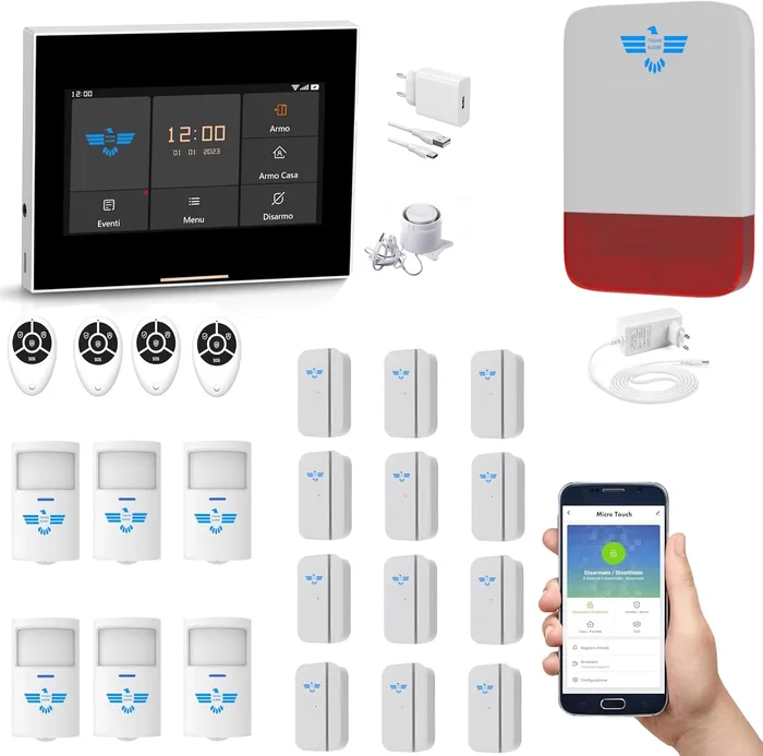 Kit allarme ITALIAN ALARM WiFi App Smart