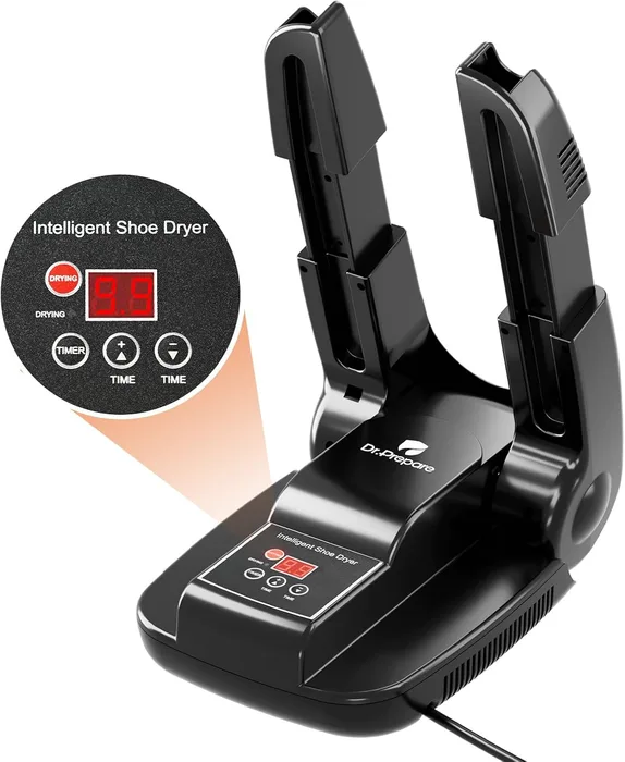 Dr.Prepare Asciuga Scarpe Elettrico Asciugascarpe Ventilazione Timer Stivali Scarponi