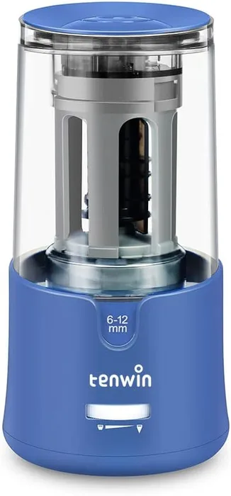 Temperamatite Elettrico Rapido Matite 6-12mm Pastelli Ufficio Scuola Auto-stop
