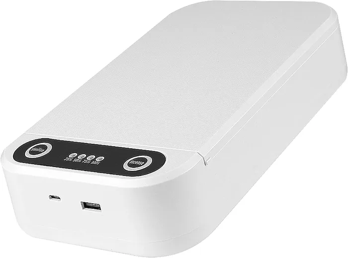 4-Ok Scatola Sterilizzatore UV-C Smartphone Maschere Occhiali Chiavi Multi-Uso