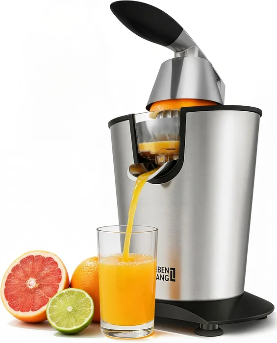 LEBENLANG 600W Spremiagrumi Elettrico Cono Inox Senza BPA Professional