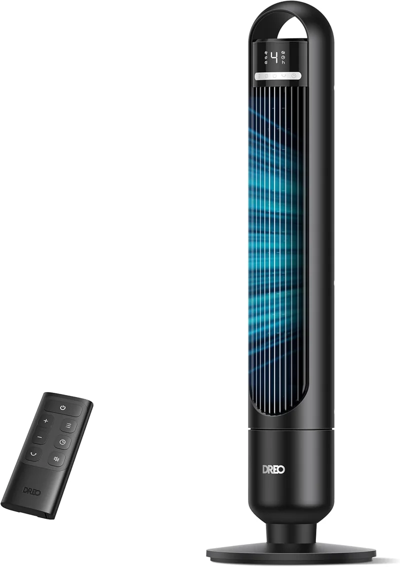 DREO 20dB Ventilatore a Torre Silenzioso 7,6 m/s 44.890 recensioni