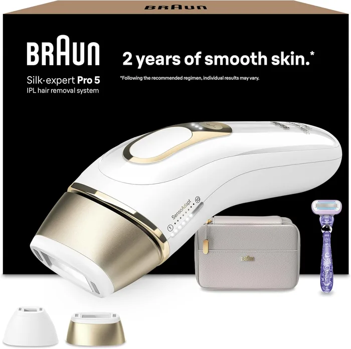 Braun Silk Expert Pro 5 PL5157 IPL Zone Sensibili Viso Bikini Ascelle Custodia Viaggio