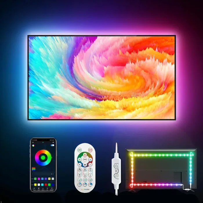 Daymeet Striscia LED TV 4m RGB Retroilluminazione 55-75"