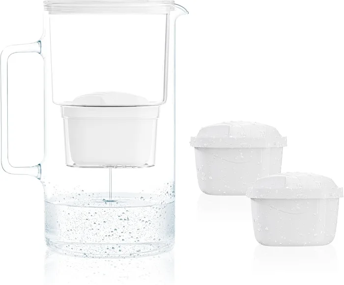 Caraffa filtrante Wessper in vetro borosilicato