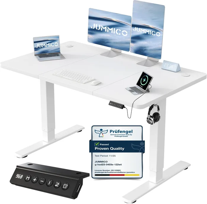 JUMMICO Scrivania Regolabile Elettrica Sotto 100 Euro Smart Panel