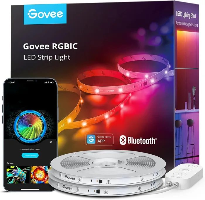 Govee Striscia LED 20M RGBIC Music Sync 64 Modalità