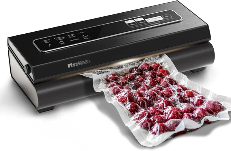 Mesliese Macchina Sottovuoto 90Kpa Precisione 6 in 1 Sistema Conservazione