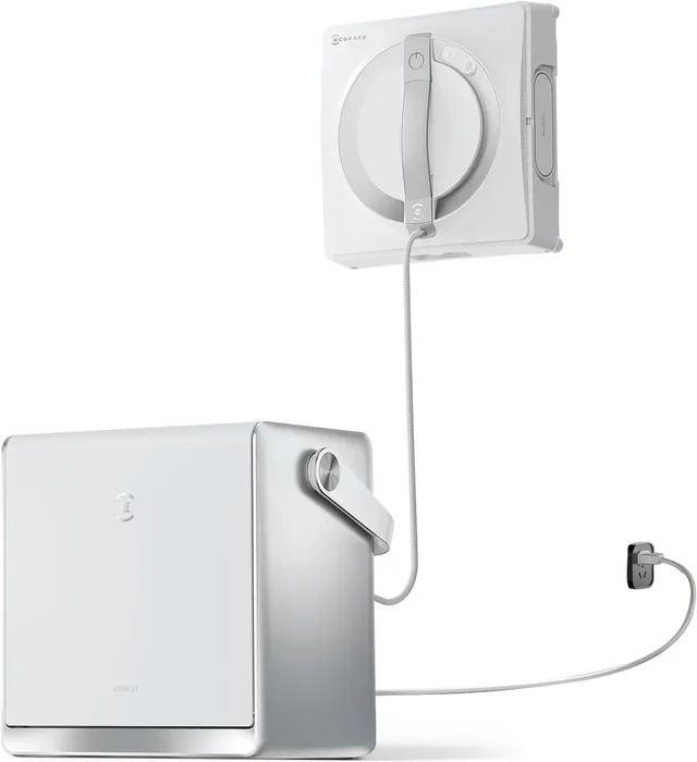ECOVACS W2 PRO OMNI Robot Lavavetri Stazione Ricarica Triplo Ugello Acqua