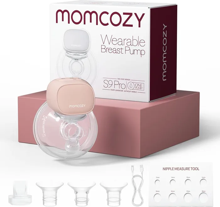 Momcozy S9 Pro Tiralatte Indossabile Elettrico Hands-Free 9 Livelli