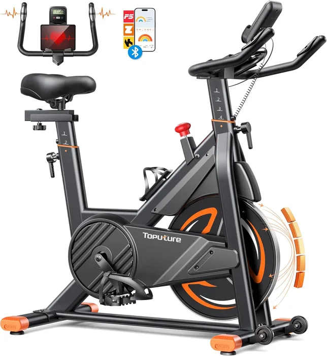 Toputure 2026 Cyclette con App Volano 15kg LCD