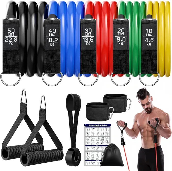 Fokky Set Elastici Tubolari 5 Livelli