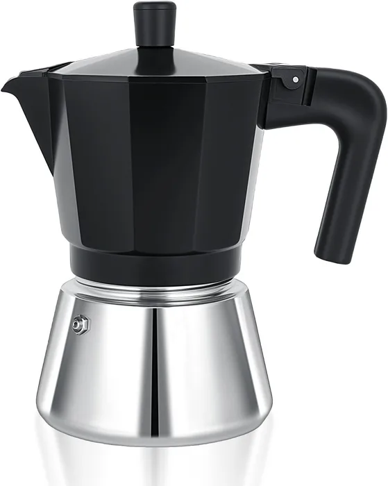 VINATO Caffettiera Moka Induzione 6 Tazze