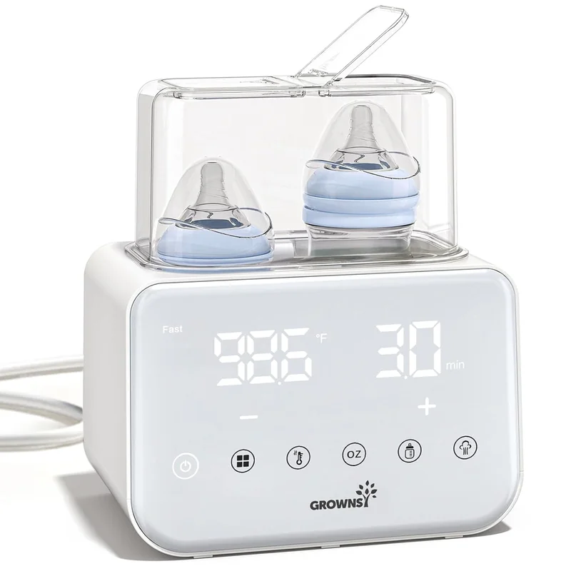 Grownsy Scaldabiberon 10-in-1 con Sterilizzatore Timer