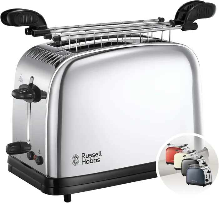 Russell Hobbs Victory XL tostapane Quick Toast economico acciaio lucidato