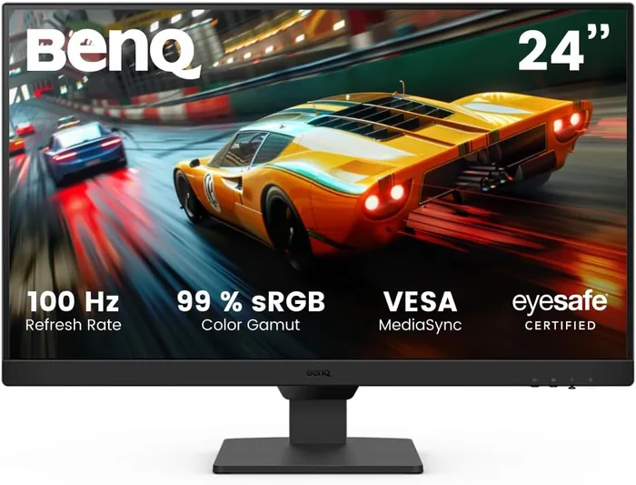 BenQ GW2490E Eye-Care monitor 24 pollici IPS 100Hz FHD Flicker-Free Low Blue Light Plus Brightness Intelligence ePaper Mode Coding Mode certificazione TÜV Rheinland Eye-Care best-buy ufficio 2026