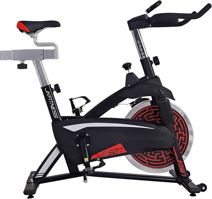JK FITNESS JK507 spin bike volano 18kg trasmissione catena brand italiano premium professionale