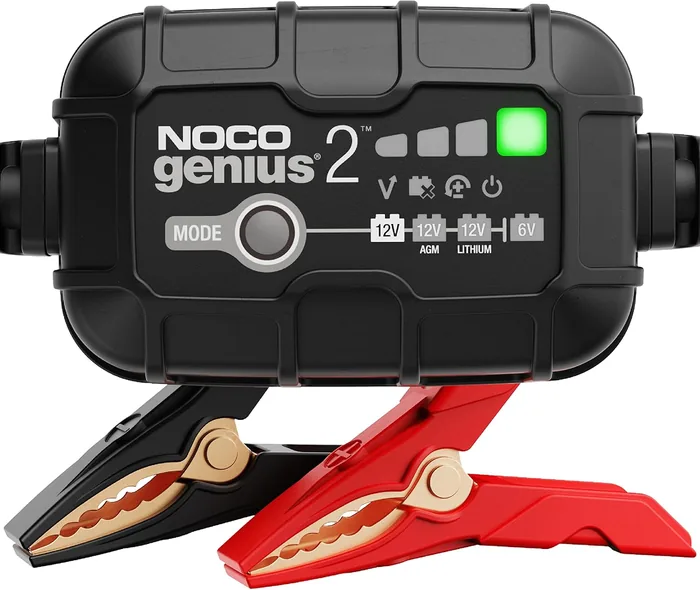 NOCO Genius2 caricabatterie mantenitore auto 2A 6V 12V intelligente