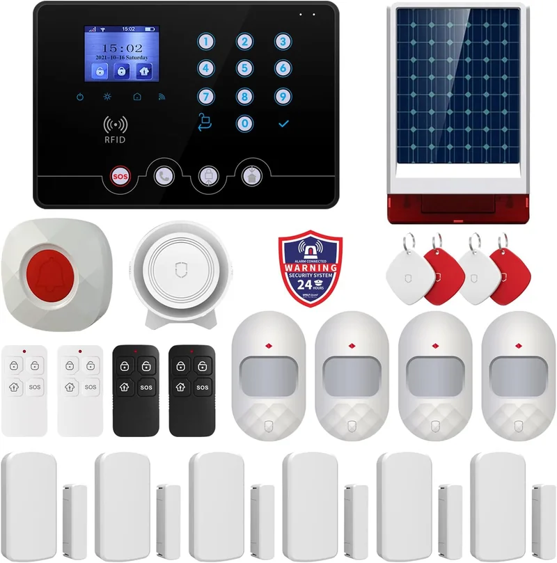 Ajax StarterKit Bianco allarme casa wireless professionale Hub Plus 2 tripla connessione AI